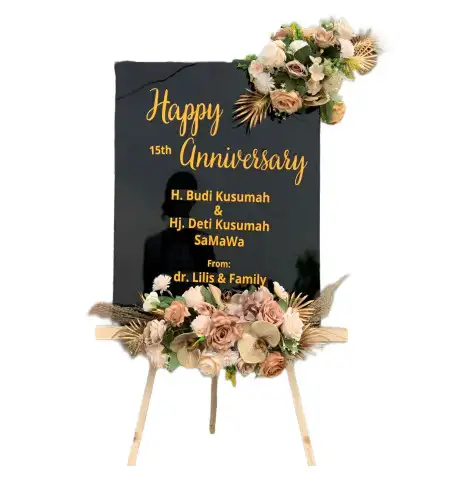 Papan Bunga Akrilik Pendabah